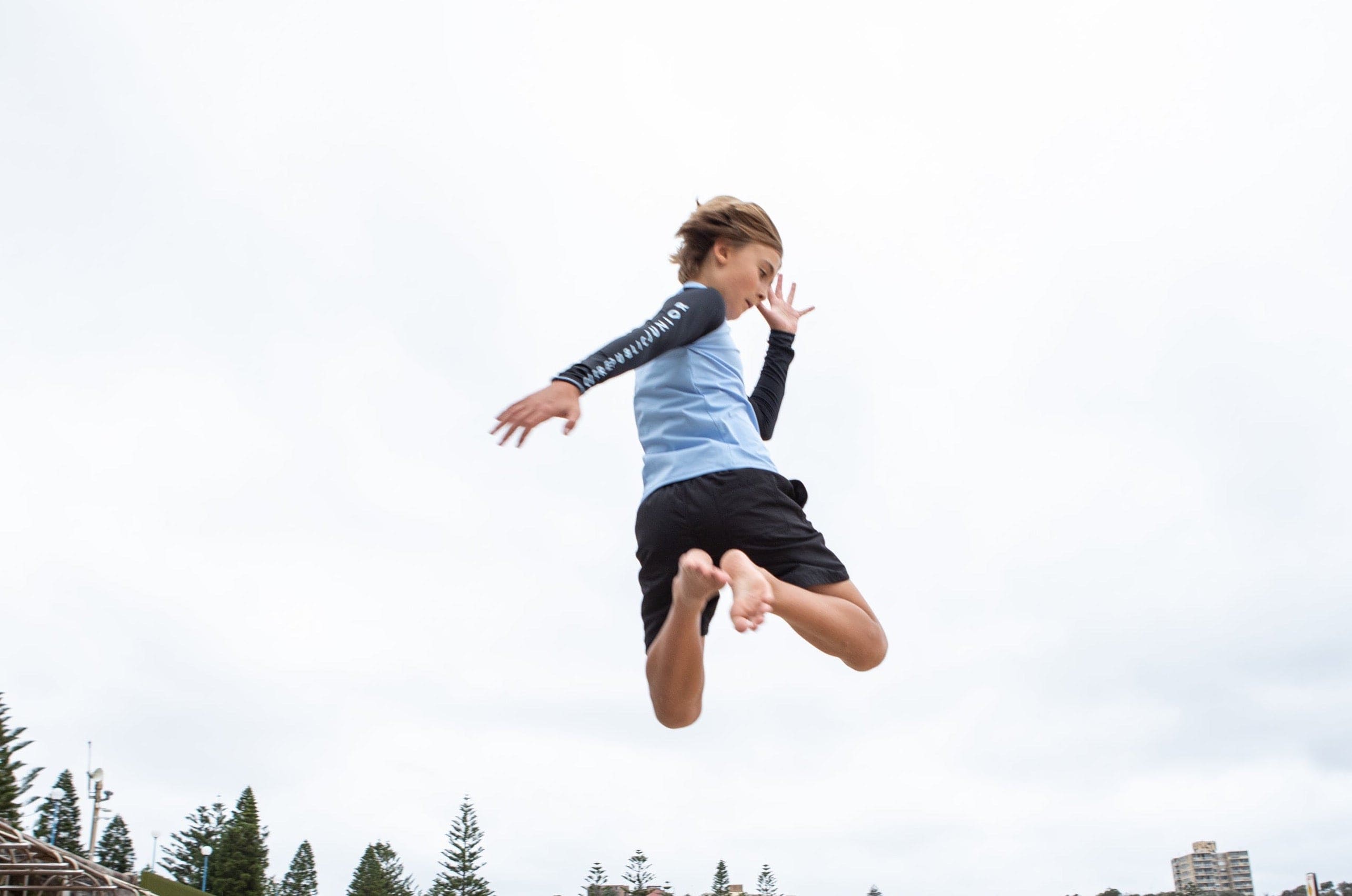 Teen Boys Long Sleeve Rashie-Roar Republic