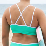Teen Girls Swim Bikini Top-Roar Republic