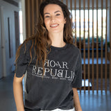 MAE OVERSIZED ROAR REPUBLIC LOGO T-SHIRT-Roar Republic