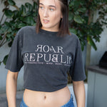 MAE OVERSIZED ROAR REPUBLIC LOGO T-SHIRT-Roar Republic