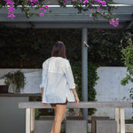 Sophia Cotton White Shirt-Roar Republic