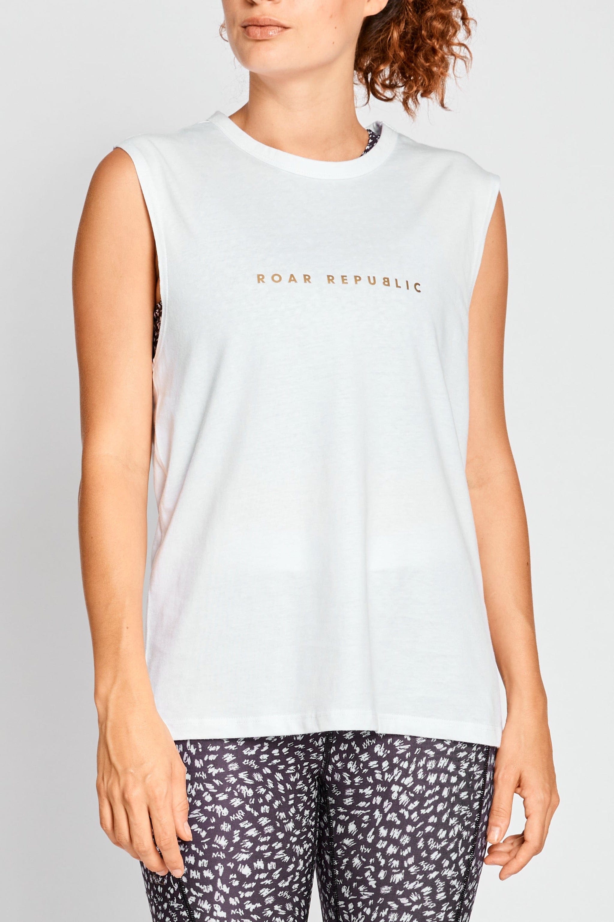 LUANA WHITE TANK TOP-Roar Republic