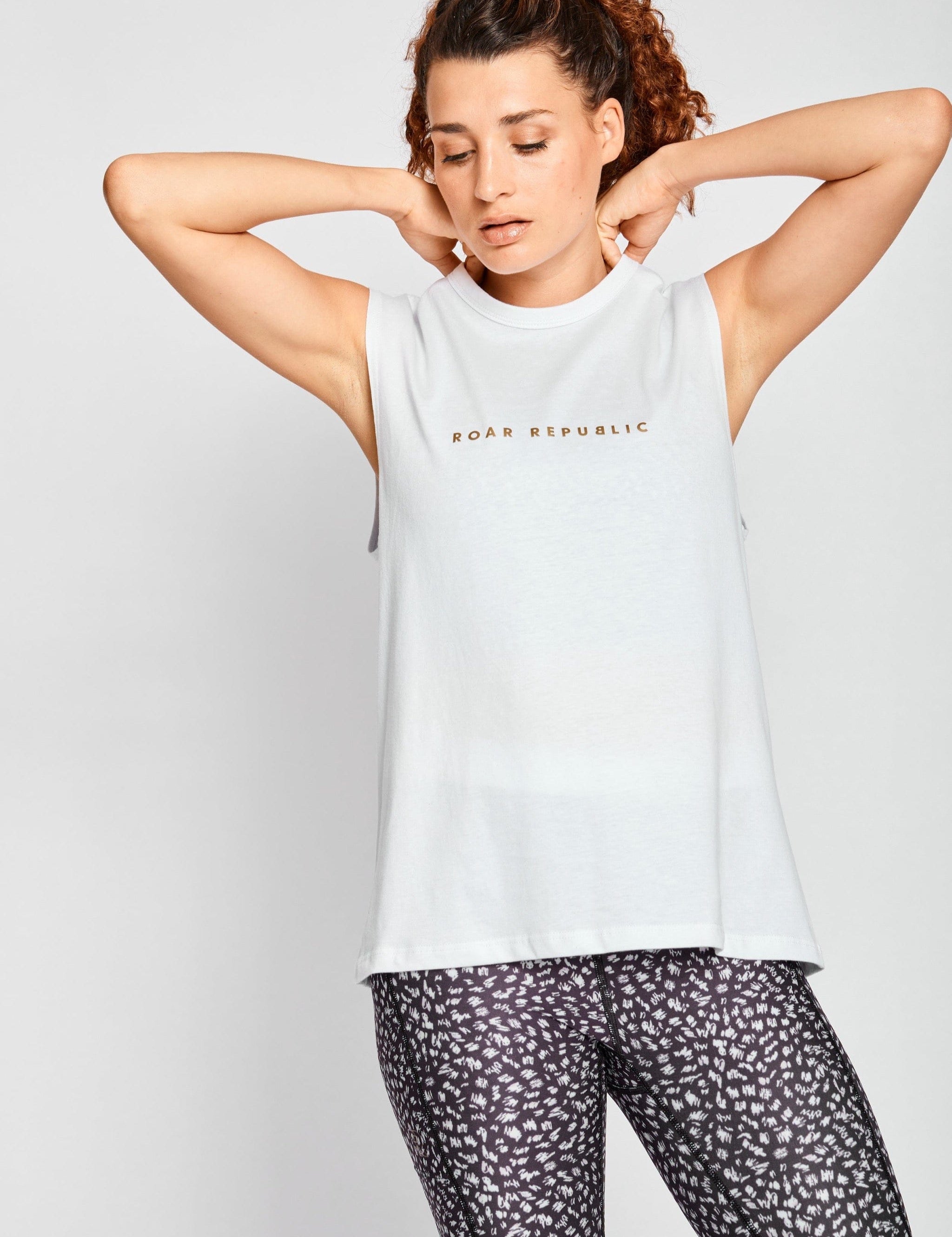 LUANA WHITE TANK TOP-Roar Republic